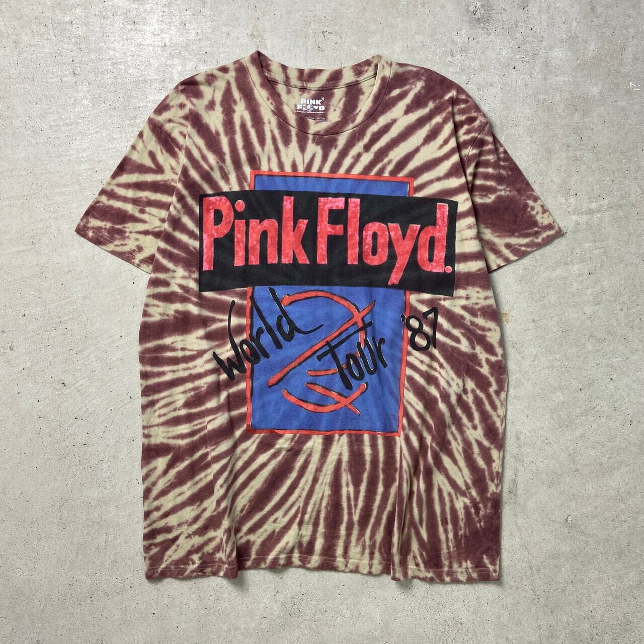 古着 PINK FLOYD ピンクフロイド タイダイ柄 バンドTシャツ バン 古着 PINK FLOYD ピンクフロイド タイダイ柄 バンドTシャツ バン