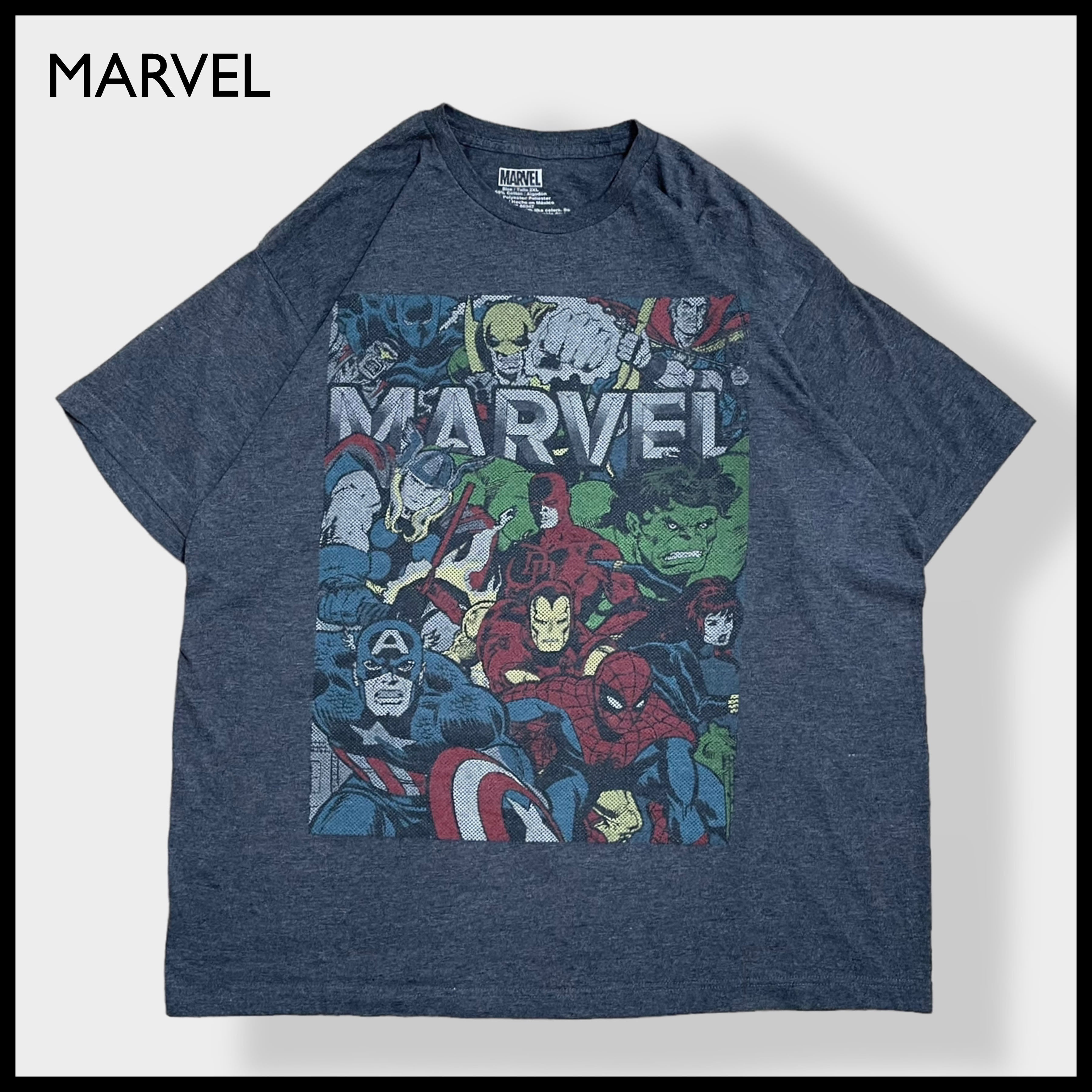 スパイダーマン　XL　マーベル　Tシャツ　半袖　ビック　プリント　トップス