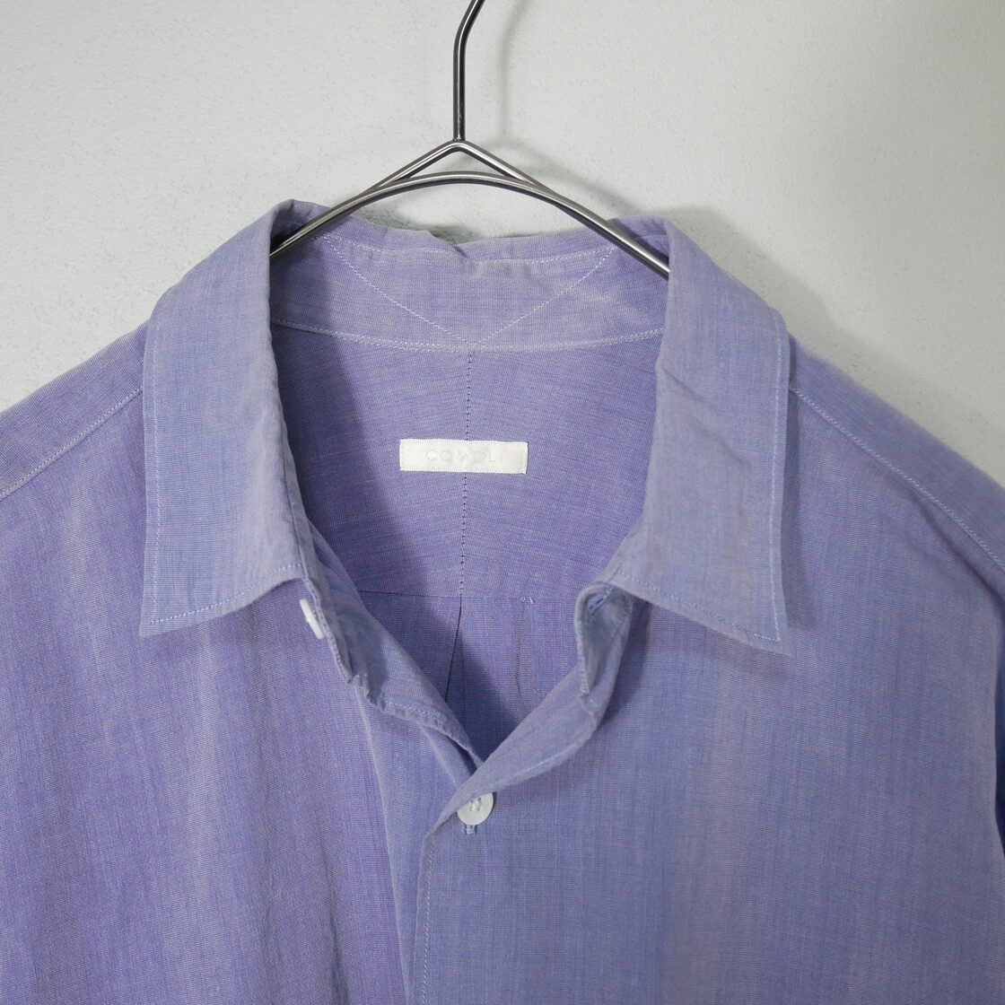 COMOLI 17SS コモリシャツ BLUE | Pay ID 