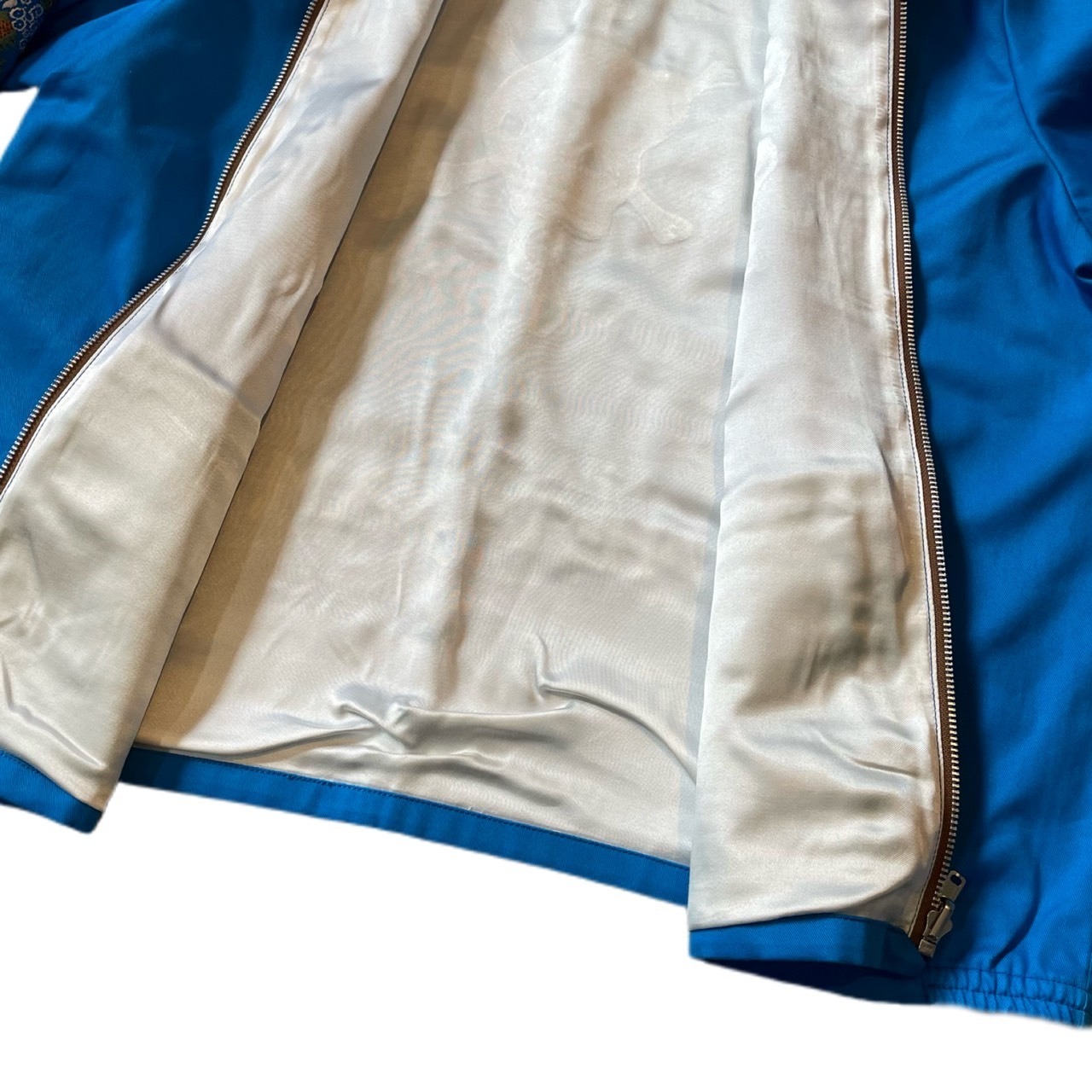 THREEFACE THREE SKULLS VIETNAM JACKET BLUE | vintage 