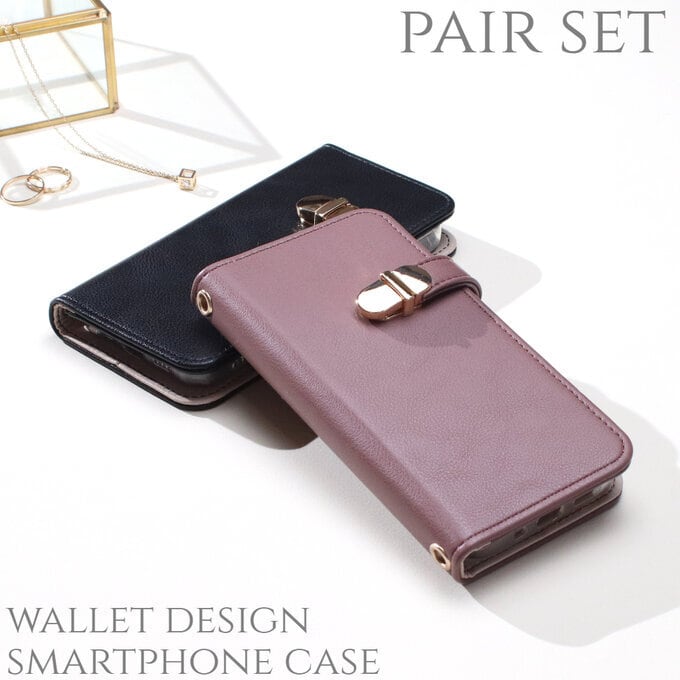 お得なペアセット Iphone ケース 手帳型 ミラー付き おしゃれ Iphone13 12 Pro かわいい 12mini Se3 Se2 スマホケース カード収納 お揃い 大人 かわいい スマホケース専門店 Fios