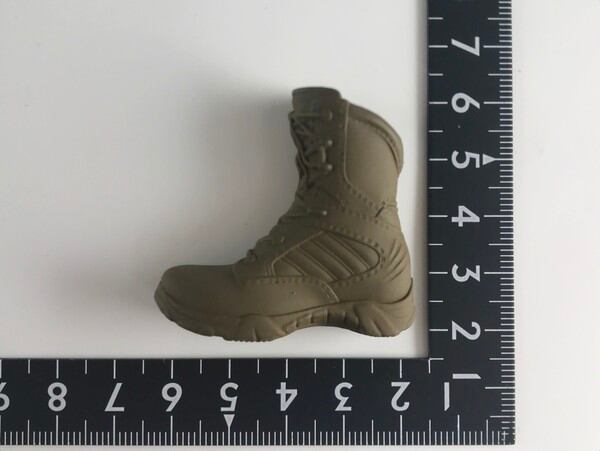 ドール靴 1/6 女性用 コンバット ブーツ Army Green - 画像2