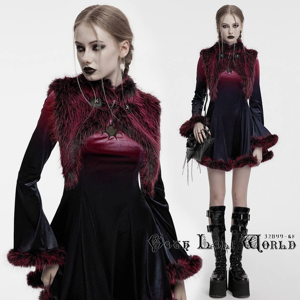 即納/送料無料】ECA012 アラベスクジャガードシースルー クローク