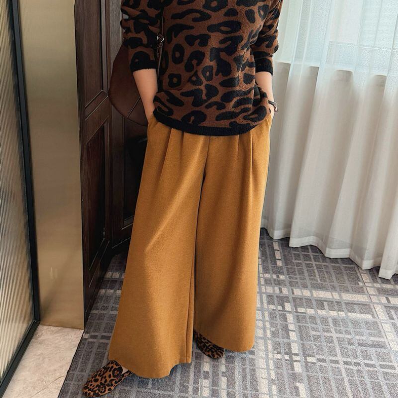 Front tuck wide pants《2colors》 00603