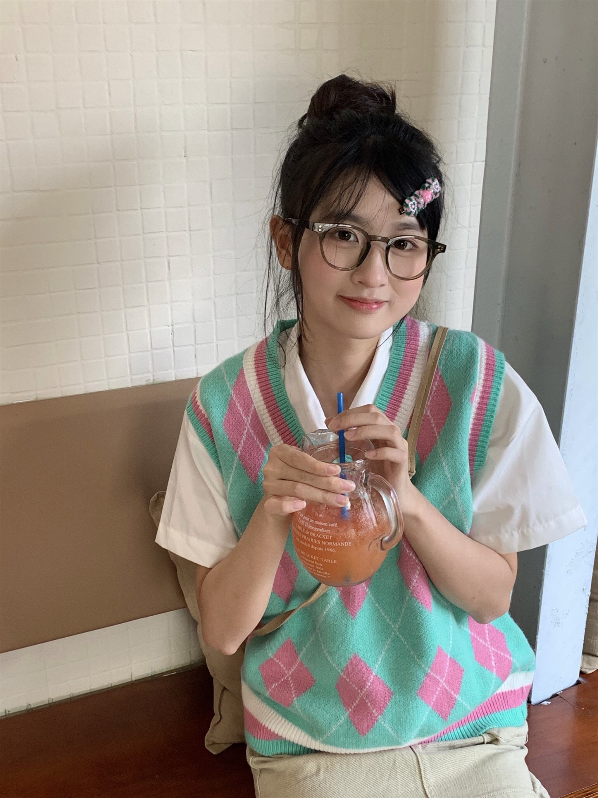 オータムノースリーブニットトップス レッド 大人ガーリー スウィート キュート カジュアル 秋物 モンロー45733972218