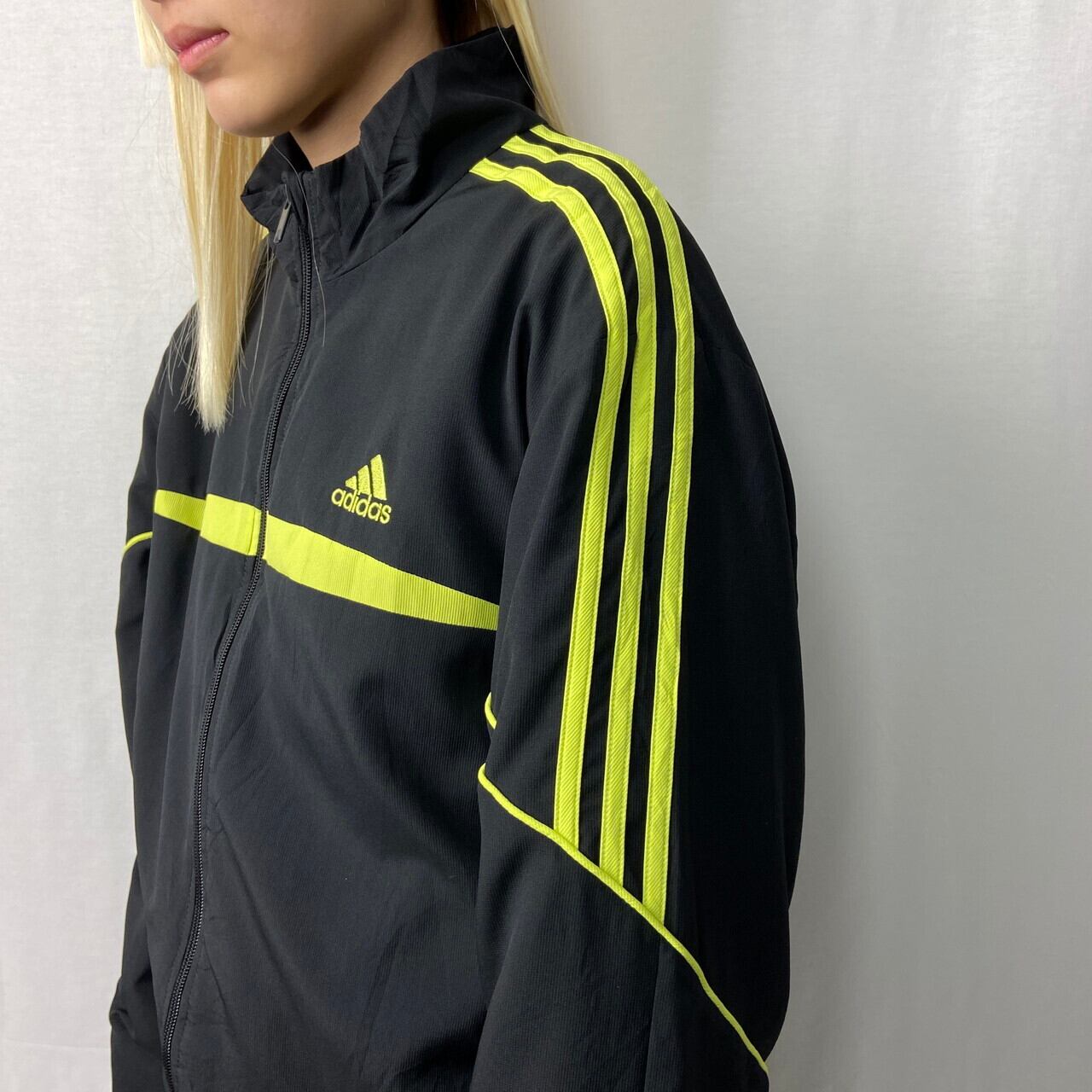 adidas アディダス ポリエステル トラックジャケット メンズM 古着 ...