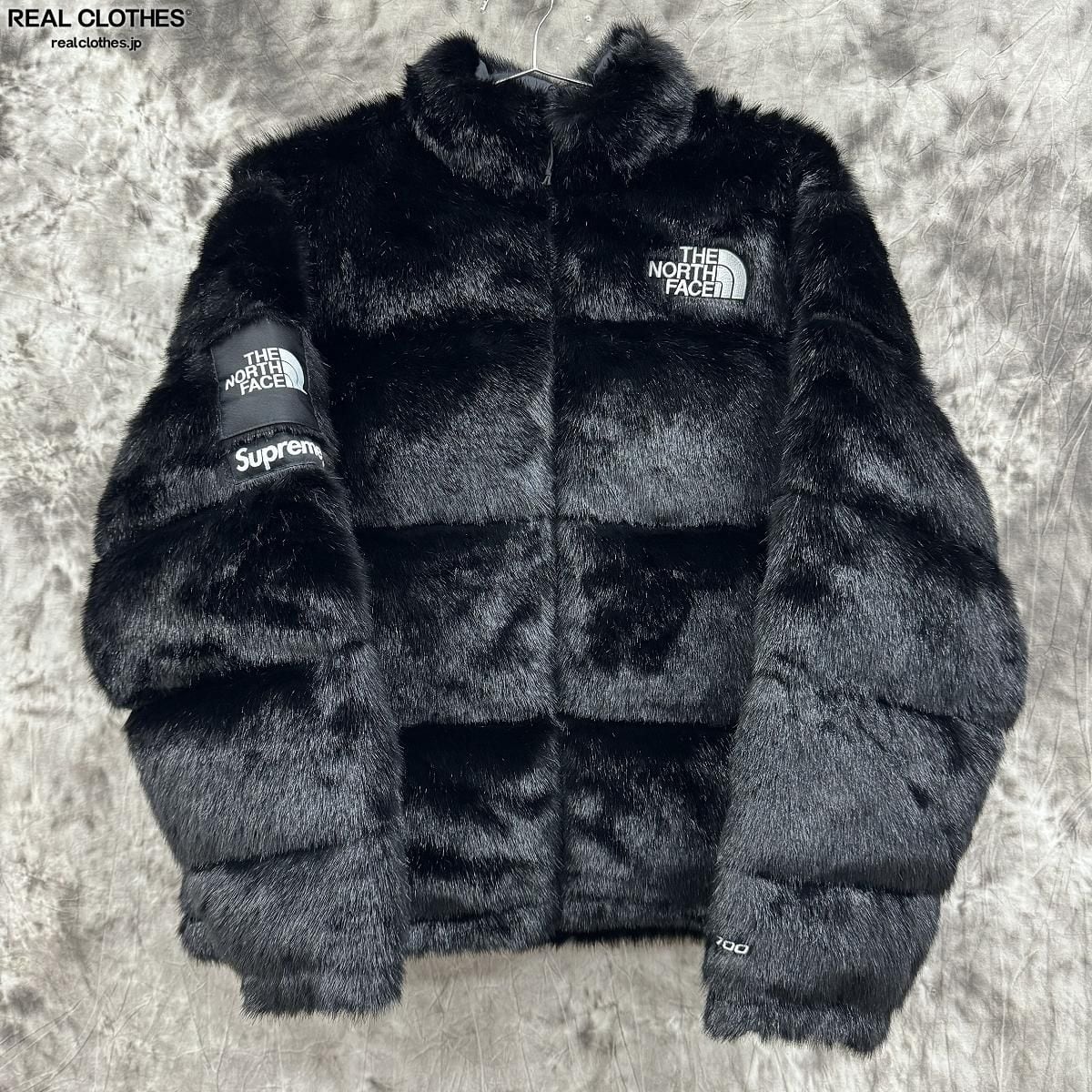 L Supreme The North Face Faux Fur Nuptse