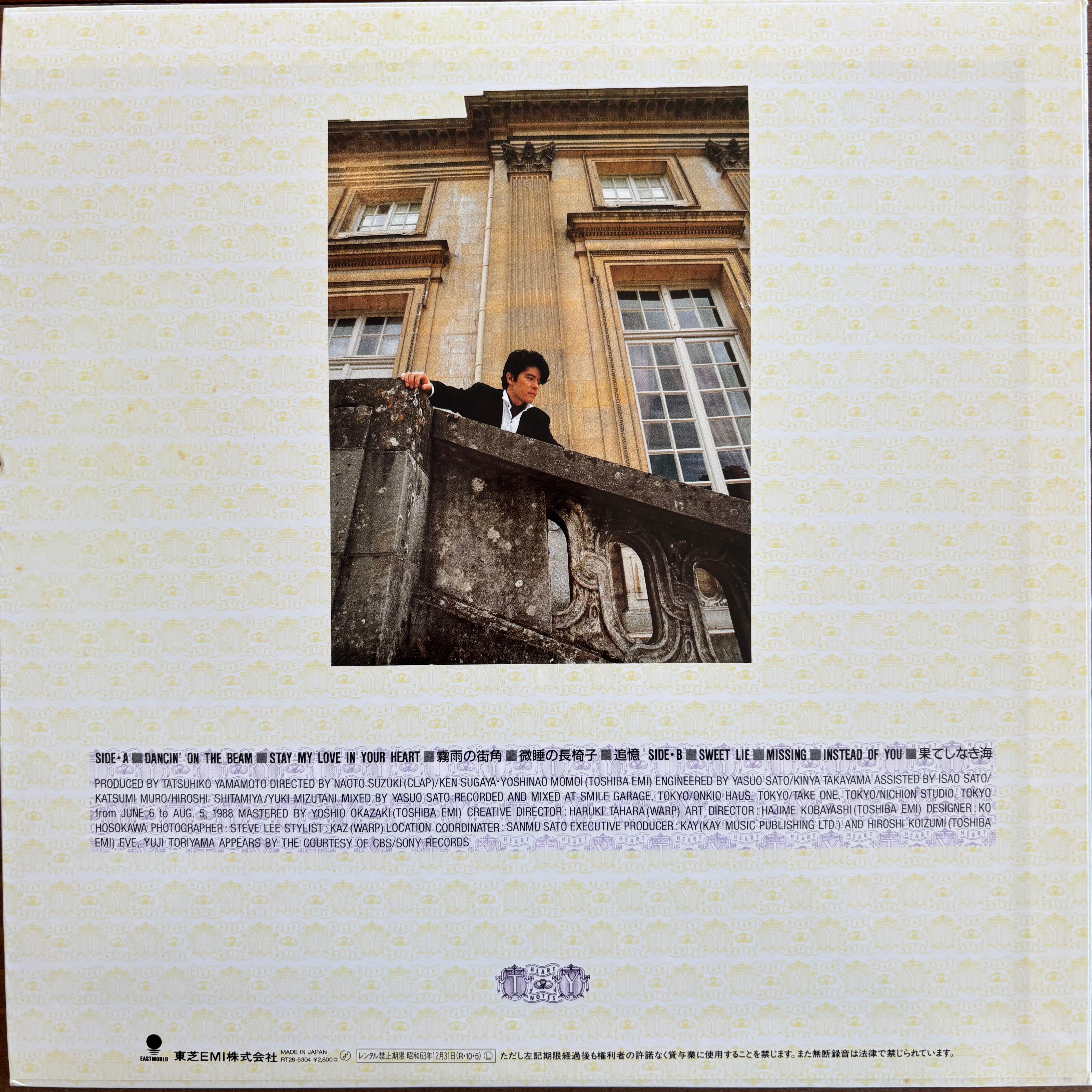 山本達彦 / HEART NOTES | PASSTIME RECORDS / パスタイム レコード