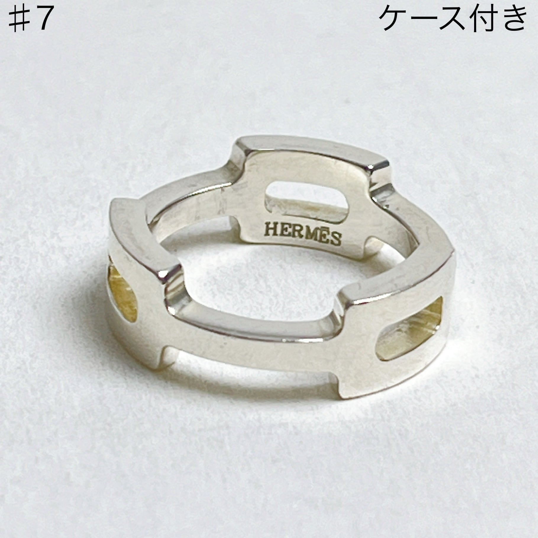 958 希少 エルメス ケリー レザー バングル 四角R刻印 2014年 958 希少 エルメス ケリー レザー バングル 四角R刻印 2014年