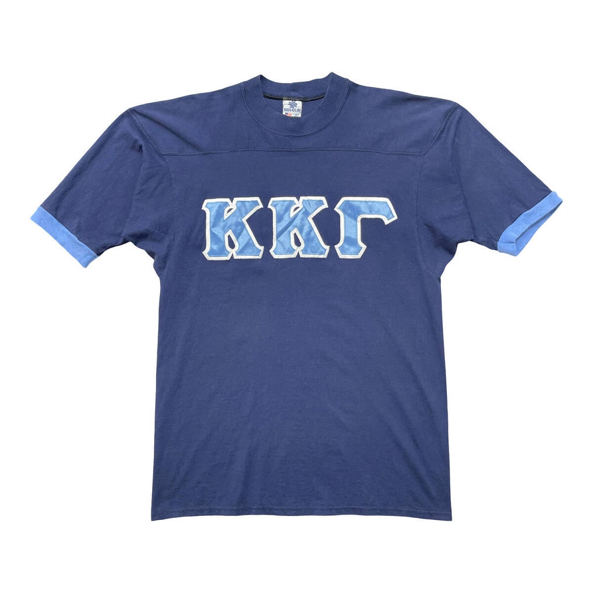 古着 USA製 80S SIGNATURE KKG ヴィンテージ フットボール Tシャツ
