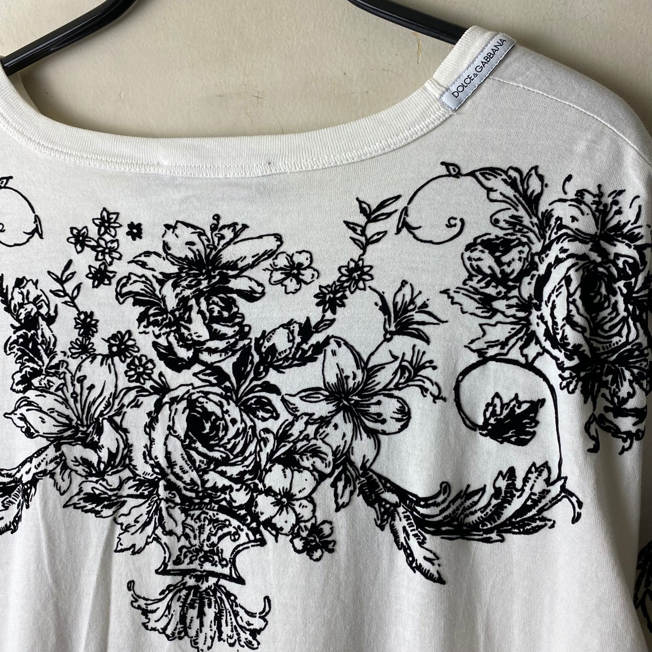 DOLCE&GABBANA floral print tee