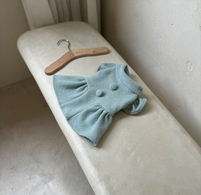 予約  【Lorelei Dog】Cozy Alpaca dress (mint)