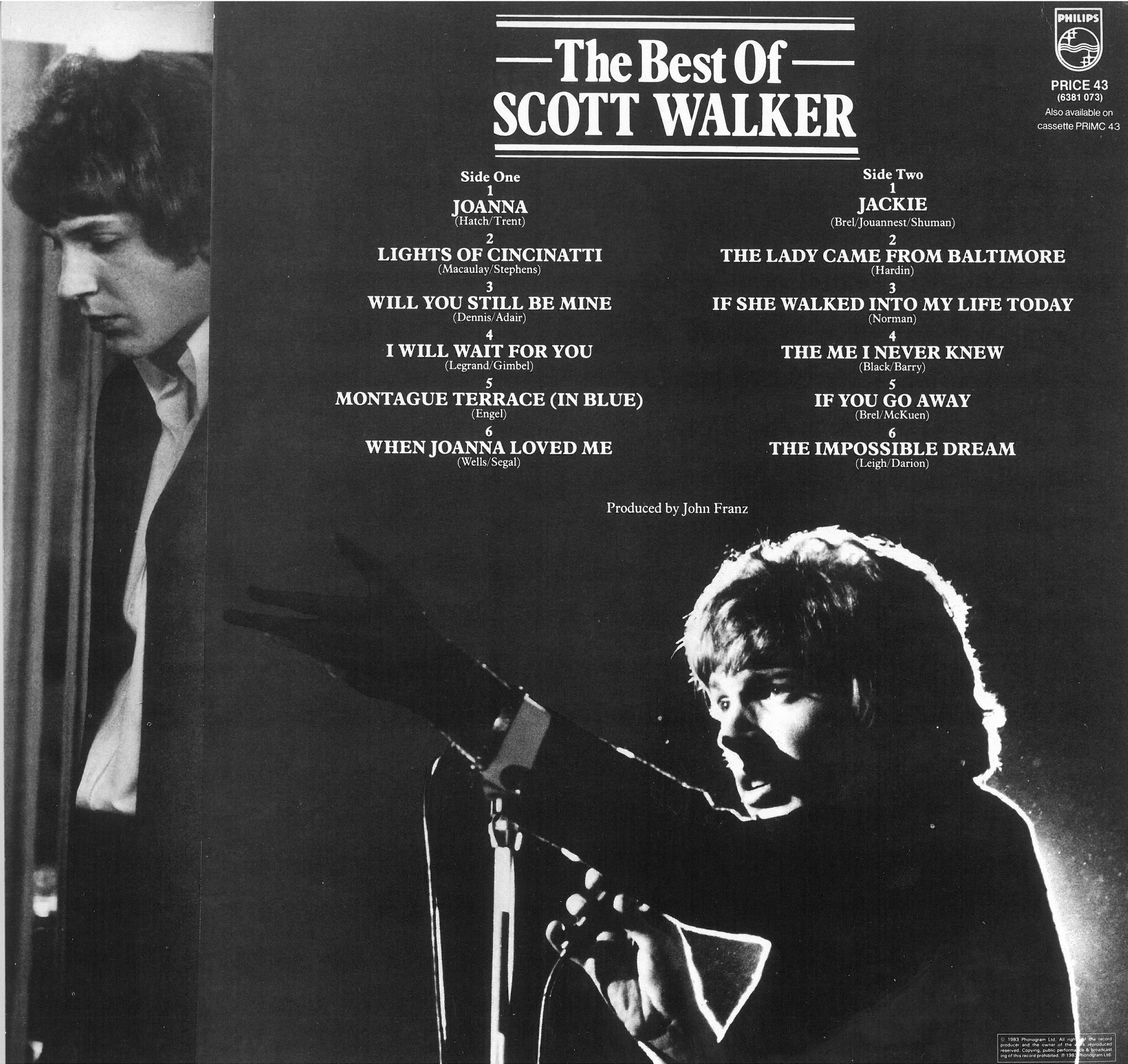 ★激美盤！【UKオリジナル/黒銀ラベル/マト:1/1】スコット・ウォーカー ☆激美盤！【UKオリジナル/黒銀ラベル/マト:1/1】スコット