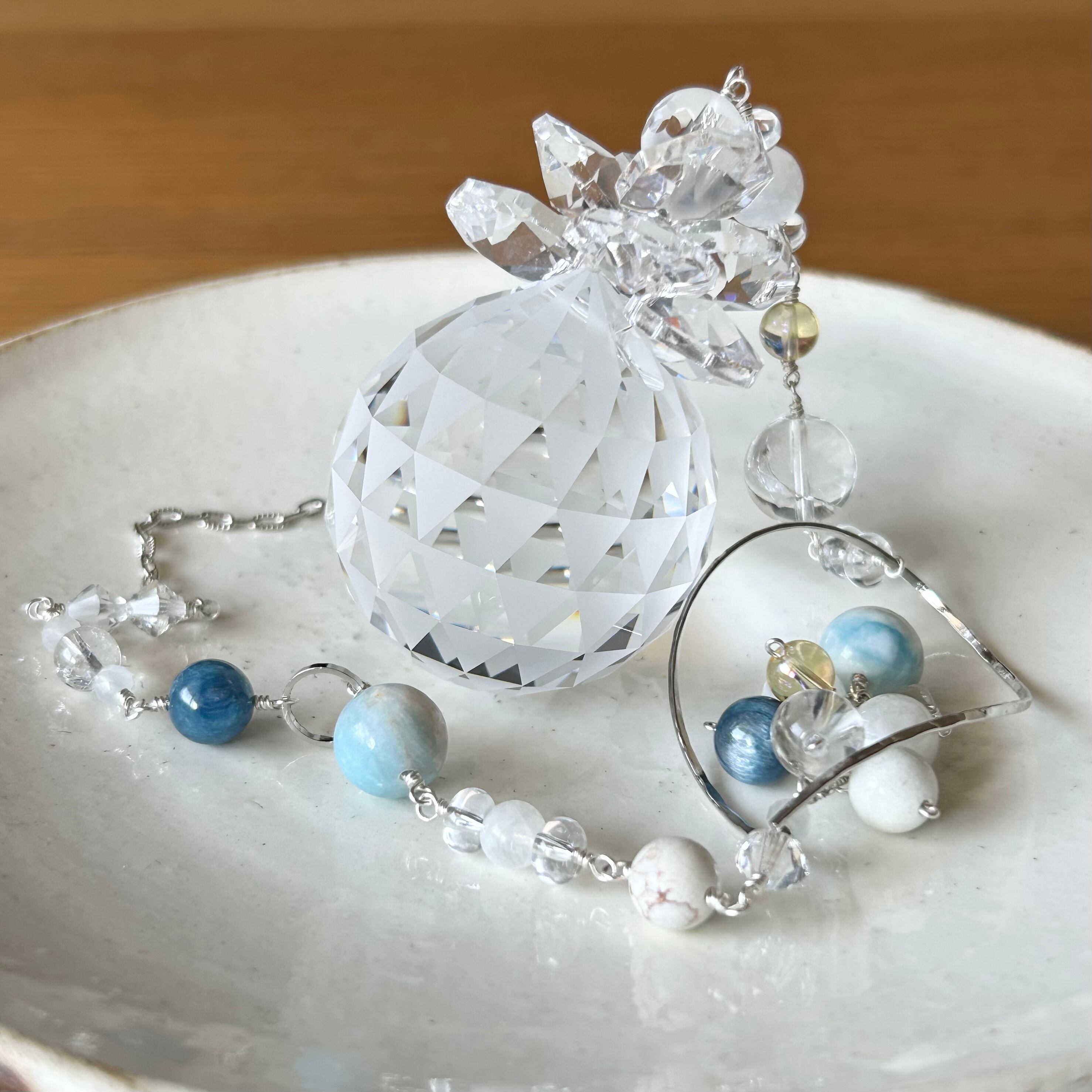 サンキャッチャー♡ハンドメイド「プレシオサのオクタゴンきれい♡」