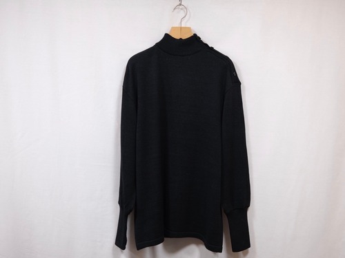 DIGAWEL” BK-Indigo Turtleneck Sweater”