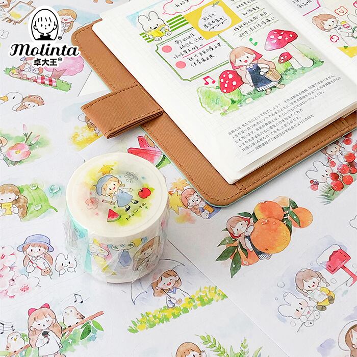 molinta モリンタ 卓大王 マスキングテープ メモ帳 シール
