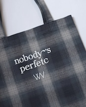WV Original / nobody’s perfetc Tote Bag - Blue