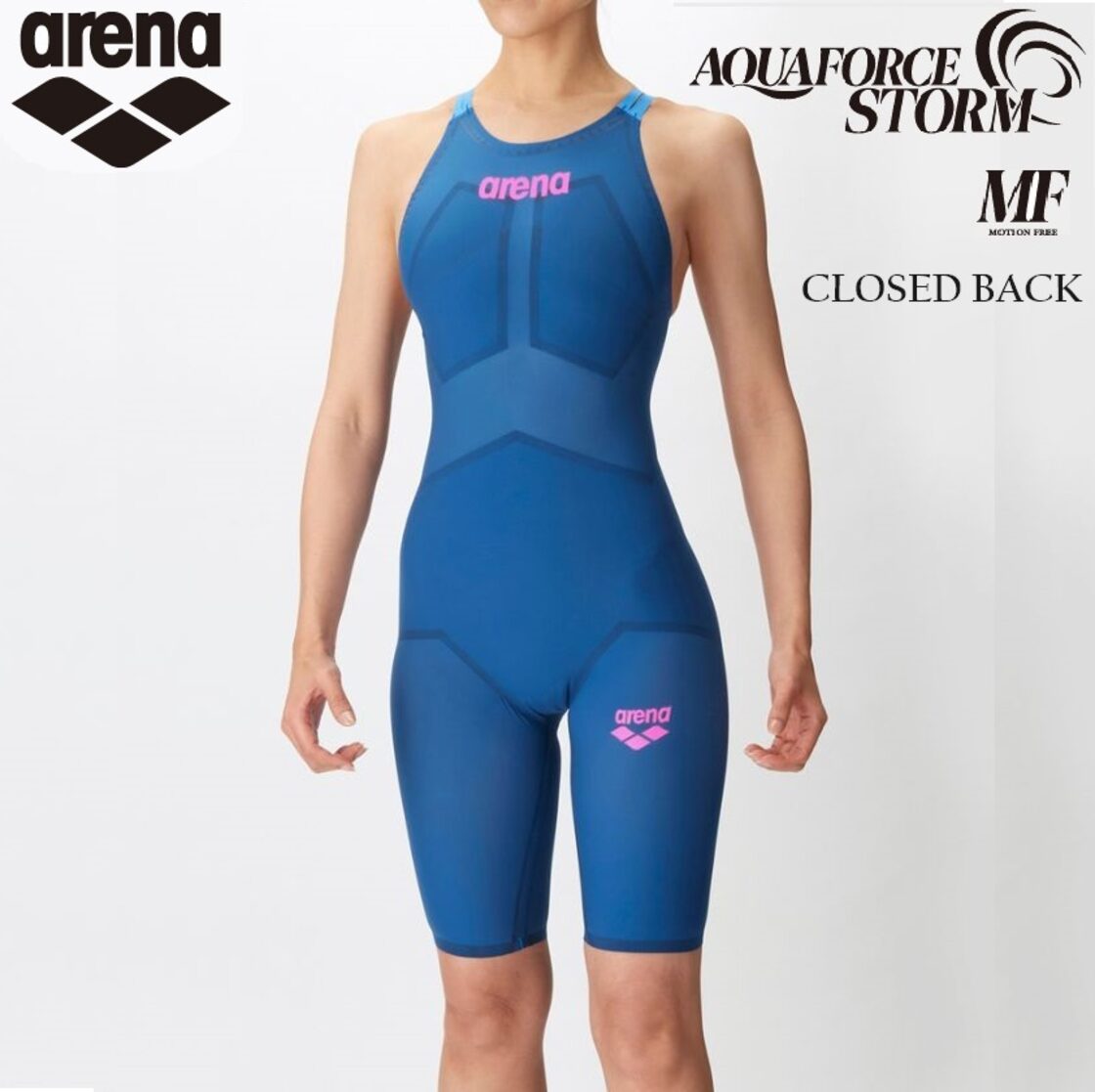 レディース MF CLOSED BACK arena AQUAFORCE STORM ARN4005W アクア 