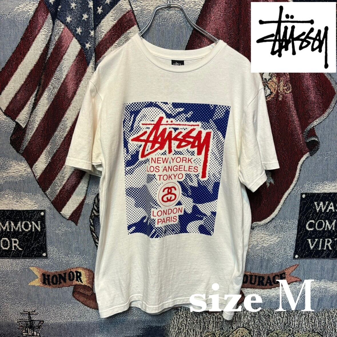STUSSY ステューシー シャツ 半袖 シャツ XL 黒 ピンク 新品（STUSSY 