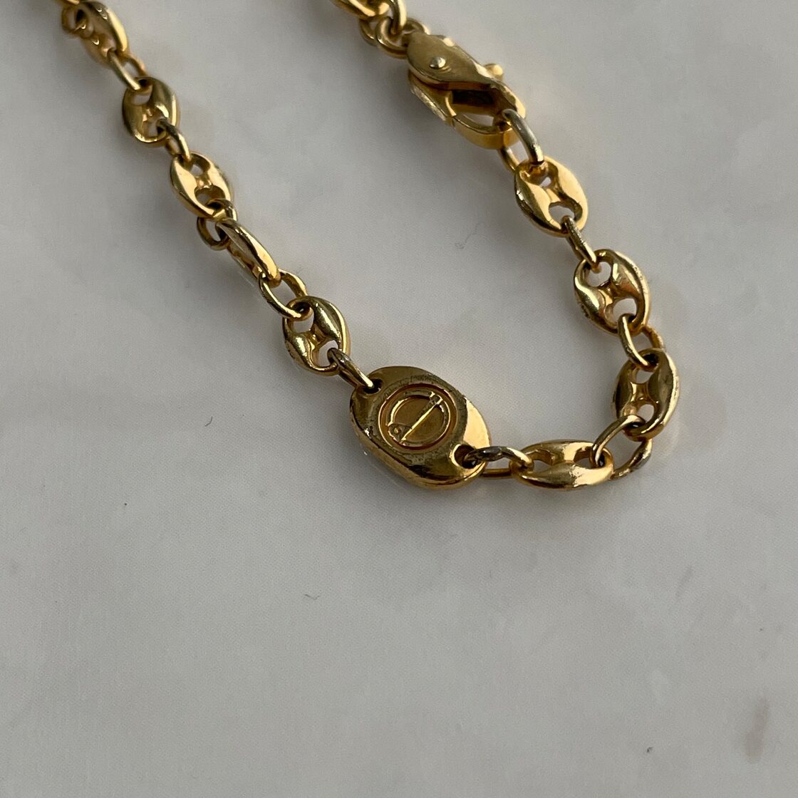 dunhill/vintage gold chain bracelet ダンヒル ゴールドチェーン 
