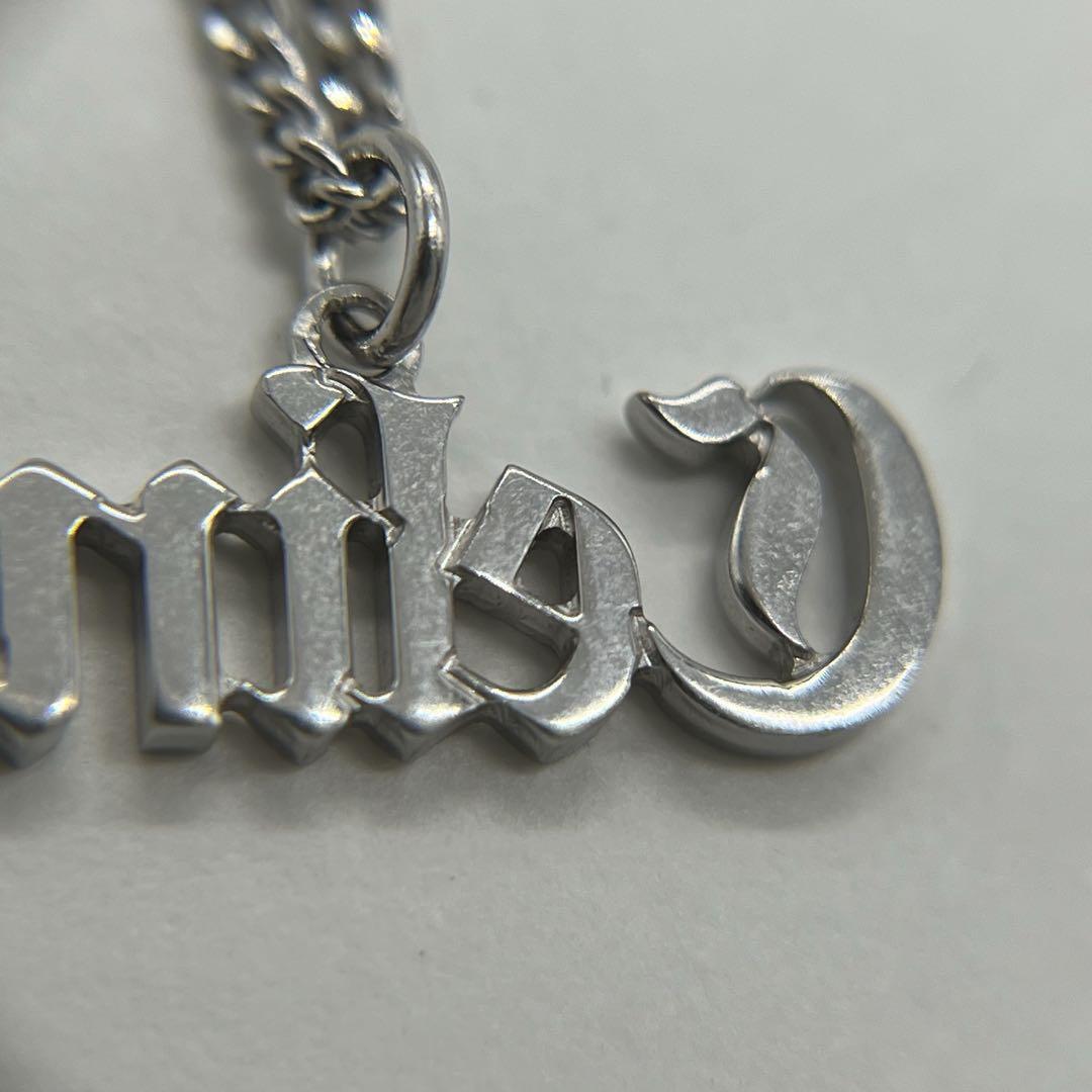 セリーヌ CELINE ゴシックロゴ ネックレス Ag925 SV シルバー セリーヌ CELINE ゴシックロゴ ネックレス Ag925 SV シルバー