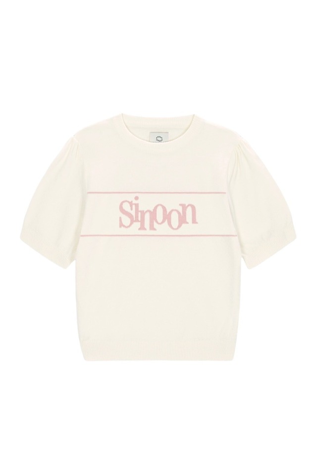 sinoon】PUFF HALF KNIT TOP | Amenable