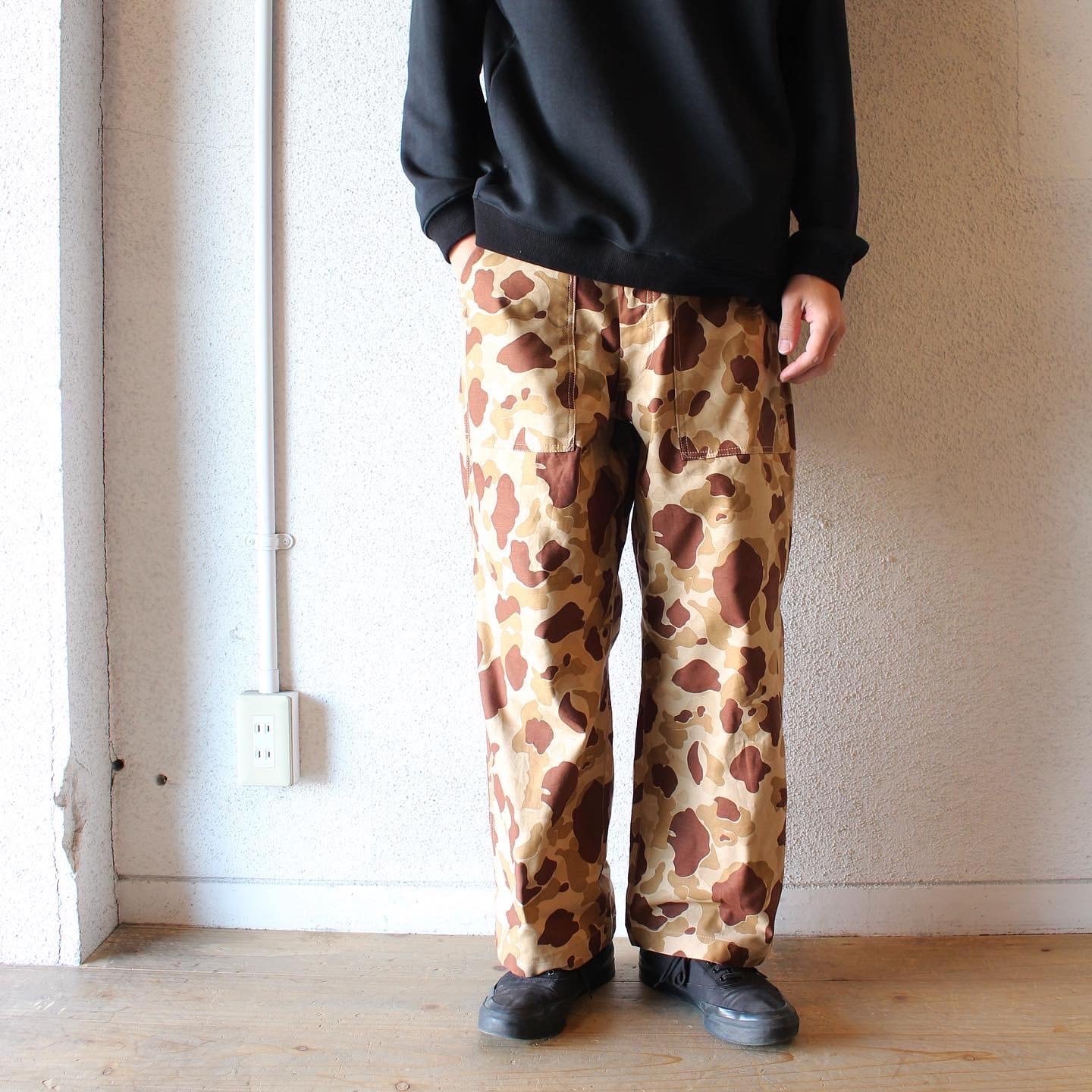 GUNG HO（ガンホー）/ Camouflage Wide Fatigue Pants（カモフラージュ ワイド ファティーグパンツ）