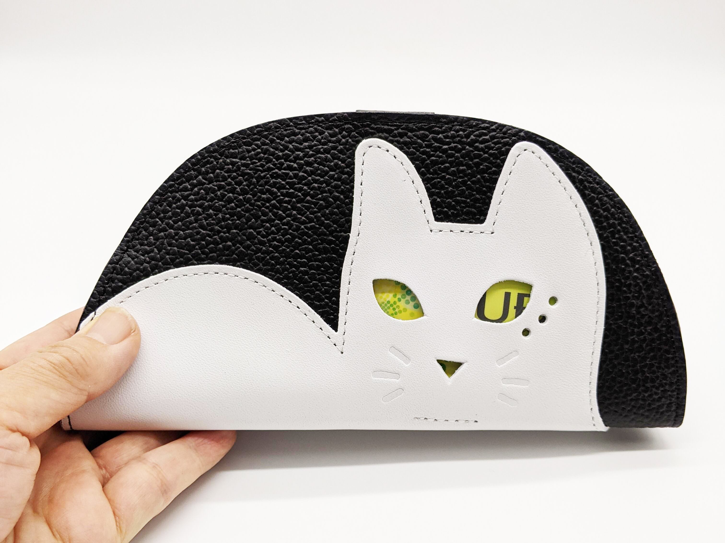 Philosophii 猫デザイン 長財布 ホワイト Philosophii 猫デザイン 長財布 ホワイト