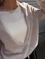 【新作5%OFF・3日間】Wool&Cashmere Layered Knit_3colors