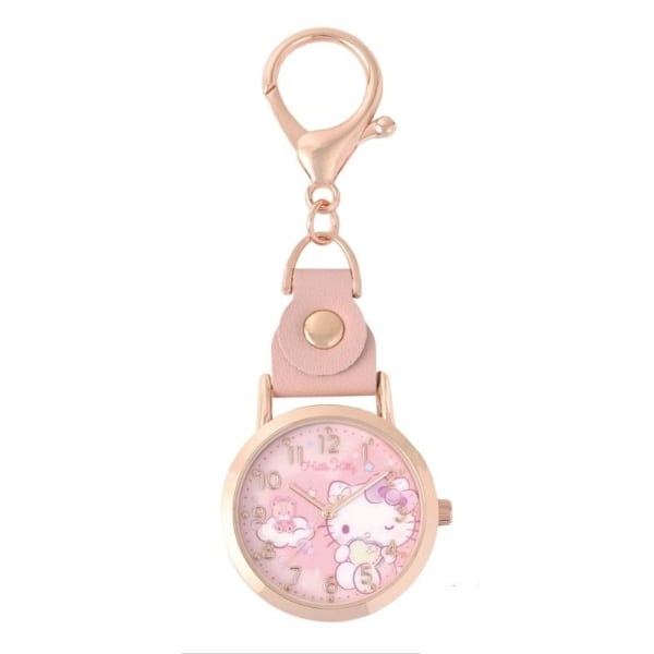 Field work フィールドワーク サンリオ キーチェーンウォッチ おすましKC ハローキティ ピンク キャラクター時計 SNR003-1