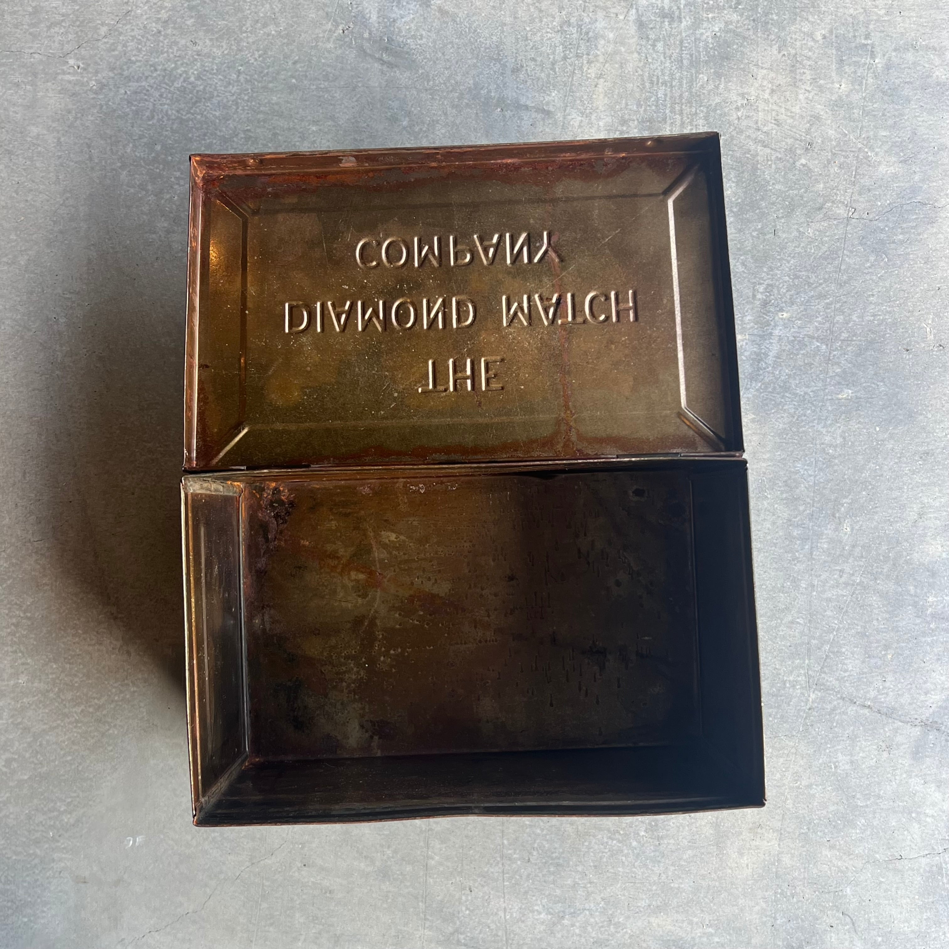 THE DIAMOND MATCH CO. METAL BOX / JAPAN FINISH | BUFF STOCK YARD