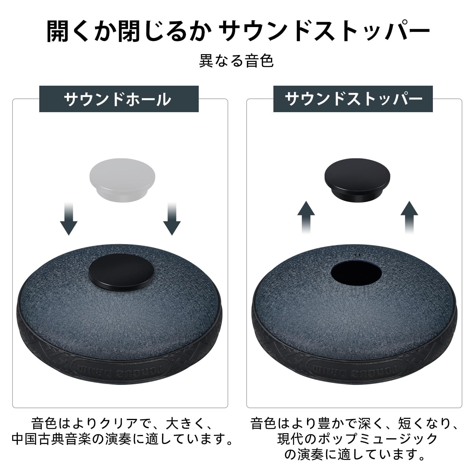 タングドラム スリットドラム 11音 6インチ 収納バッグ付き 楽器