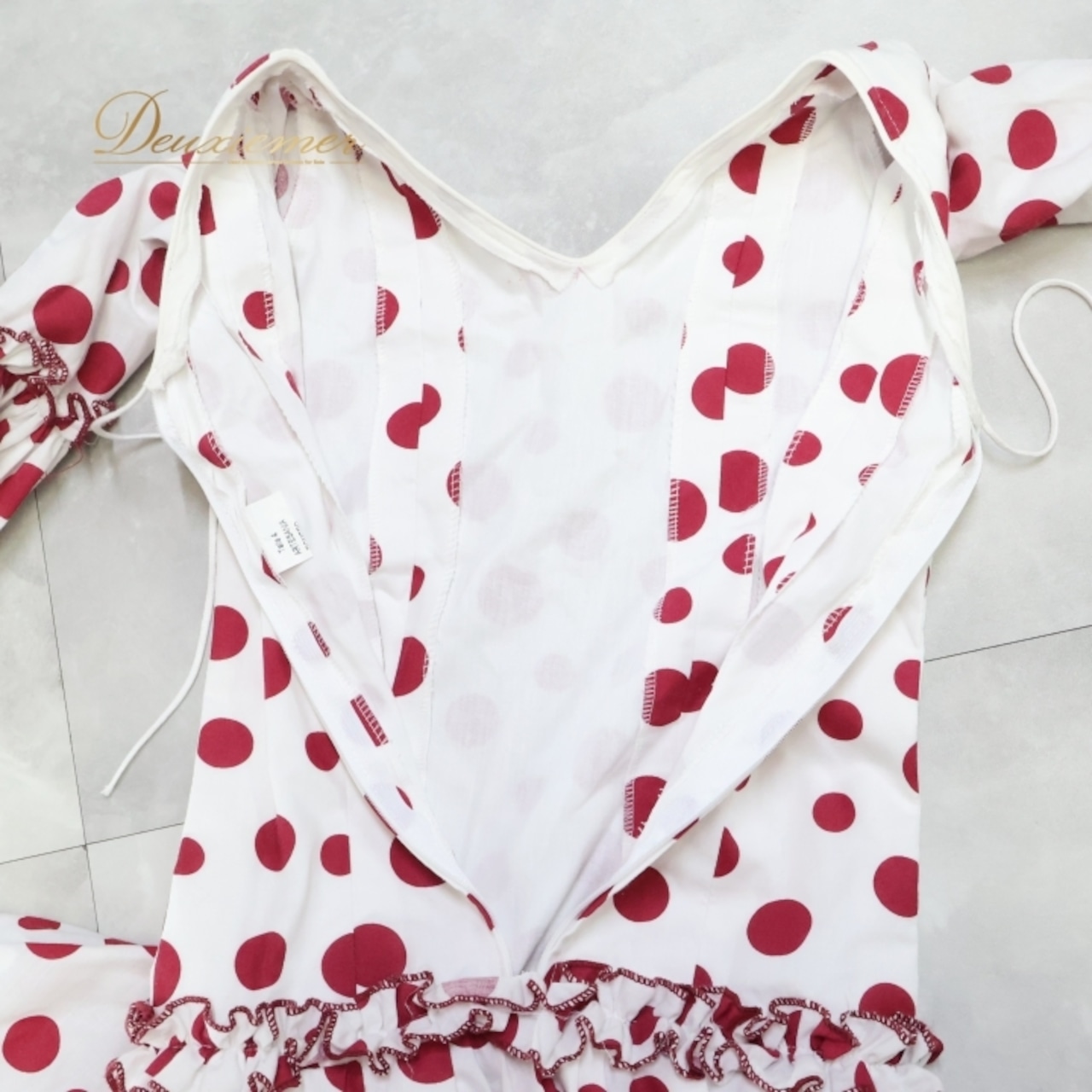 フラメンコ 衣装 ワンピース ドレス 子供 キッズ ジュニア 水玉 ドット ボランテ フリル ダンス パーティ 発表会 赤 白 ホワイト系 レッド系 フラメンコ衣装 子供ドレス 可愛いデザイン ダンス衣装 発表会用 衣装 おしゃれ 赤ドット 白ドット フリルスリーブ