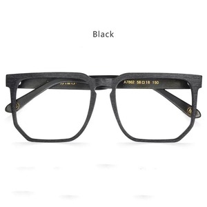 Wood Grain Oversized Glasses -square- / ウッド グレイン オーバーサイズ メガネ -スクエア-　