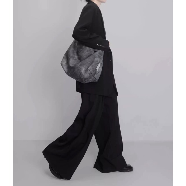 Urban washed leather shoulder bag【2color】 C1354