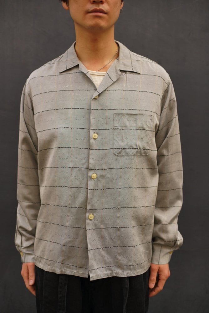 B Cocks] Vintage Open Collar Shirts [Late-1950s] Vintage Open