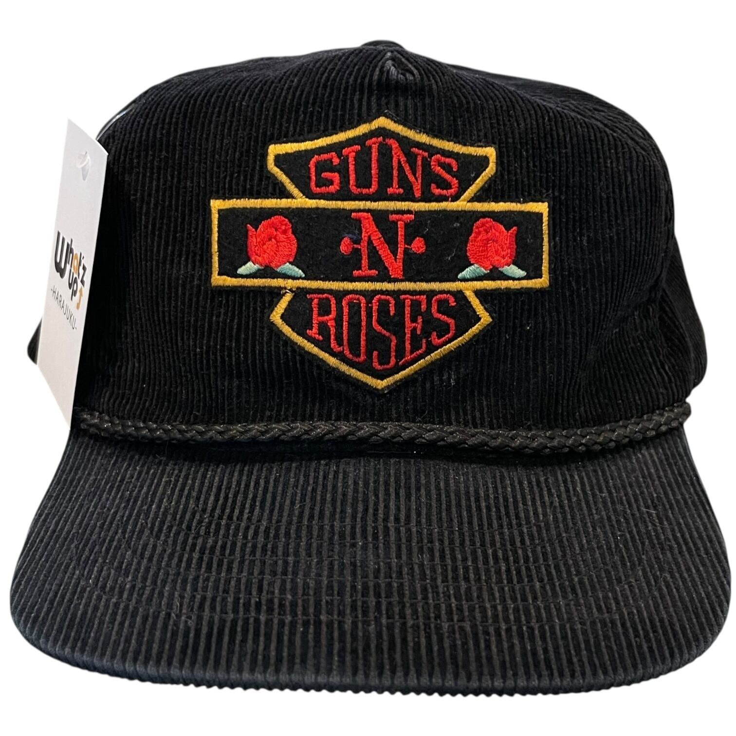 80~90s GUNS N' ROSES "Bar and shield logo" corduroy cap