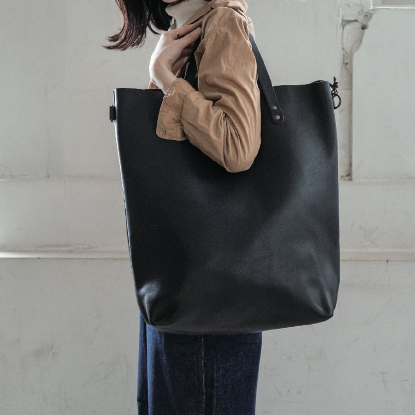 John Woodbridge & Sons Makers -leather tote bag L- | eimeku