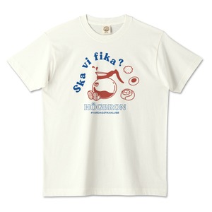 『ska vi fika? kaffe』オーガニックコットンTシャツ