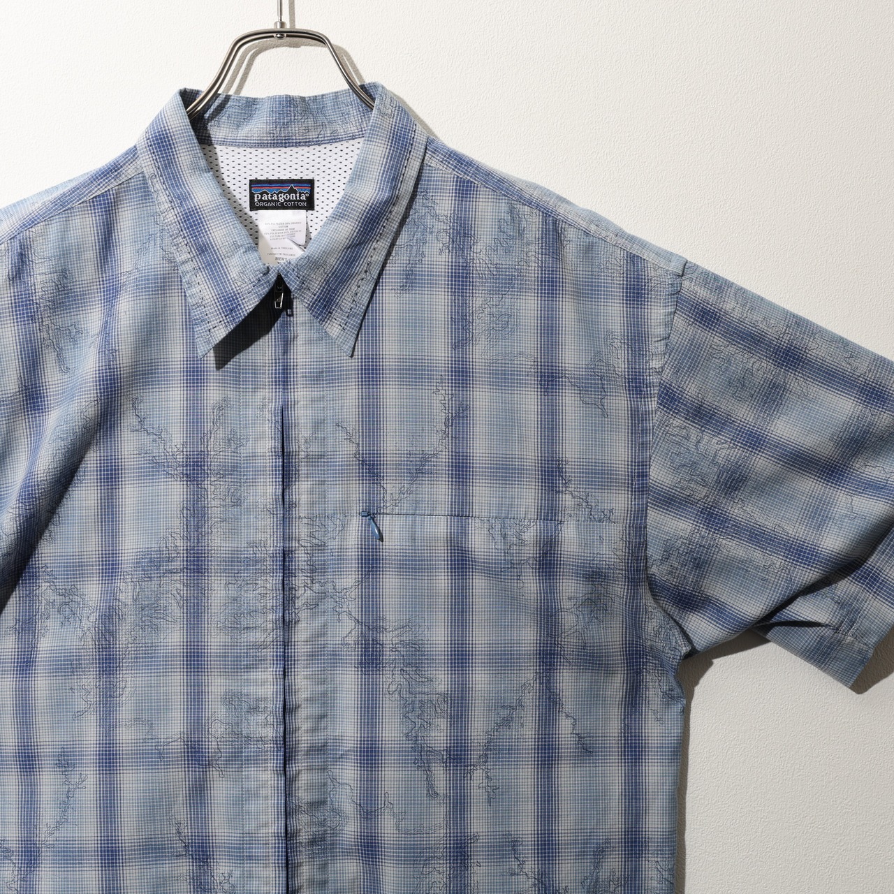 美品 XL 07年 オンブレ Sideburn Shirt パタゴニア Rhythm リズム Patagonia サイドバーンシャツ