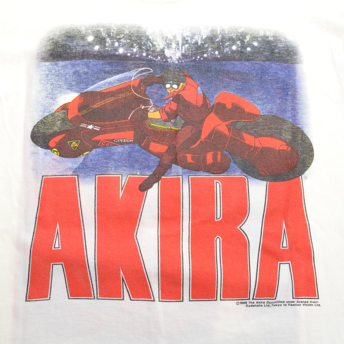 VINTAGE ヴィンテージ 80s～90s VINTAGE AKIRA 1988 EXPLODE FRUIT OF THE LOOM アキラ プリント半袖Tシャツ ブラック