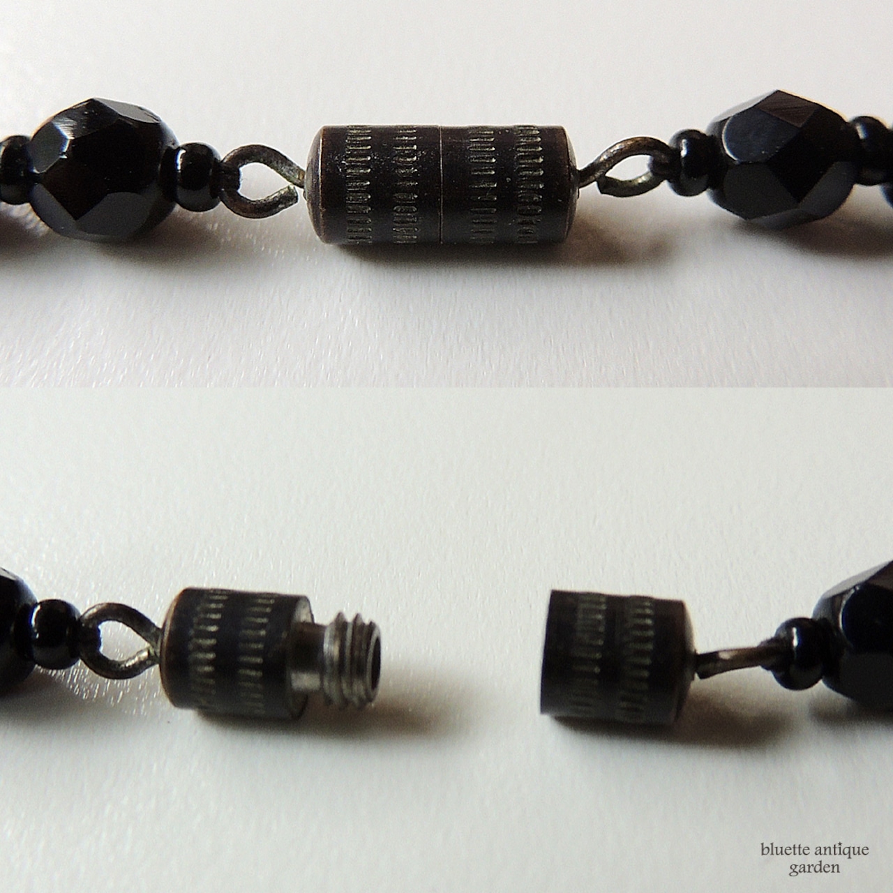 アンティーク フレンチジェット ネックレス