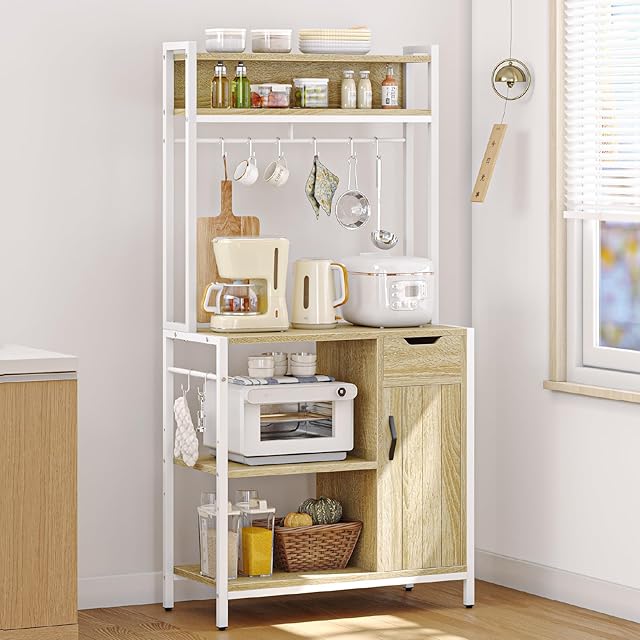 レンジ上ラック おしゃれ 2段 キッチンラック 伸縮 幅40〜65cm レンジ