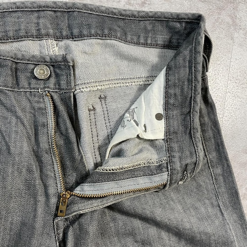 【W30 L30】 usa levi's 先染ブラック リーバイス 569 詳細写真12