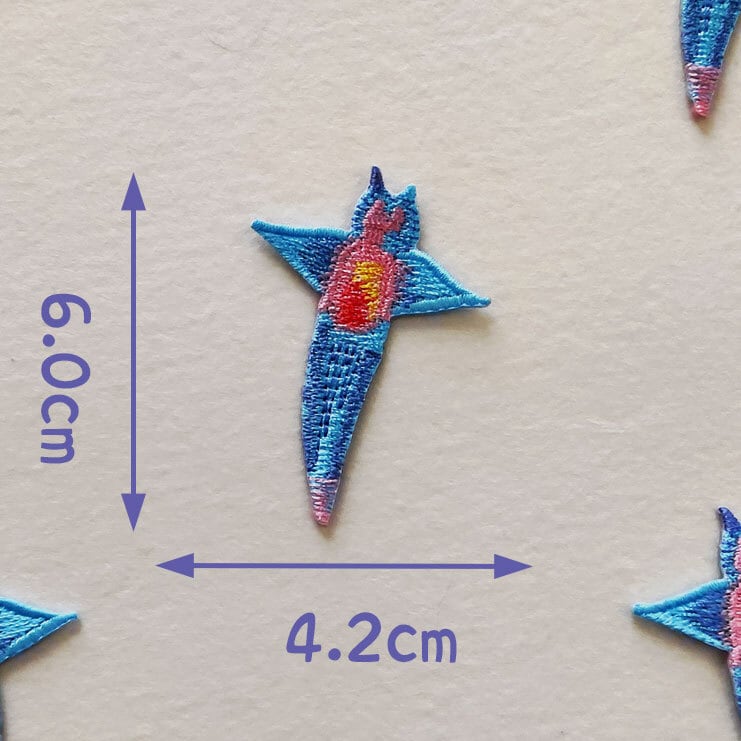 オリジナル刺しゅうno Frog アイロン接着タイプ