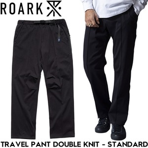 ROARK ロアーク TRAVEL PANT DOUBLE KNIT - STANDARD パンツ ストレッチ RPJ1204-BLK 26SP 日本代理店正規品