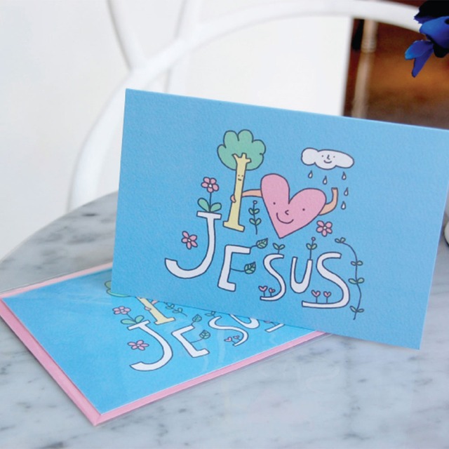 メッセージカード｜I love Jesus