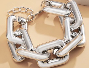 Simple Square Twisted Chain BRACELET　a200340