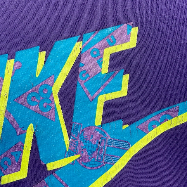 90s USA製　NIKE ロゴTシャツ　銀タグ　ACG アクアギア　ジョーダン