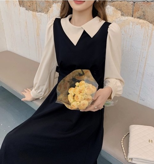 ワンピース 大きい 大きいサイズ ドレス ロング フォーマル 長袖 春 夏 フレアワンピース ロング丈 ロング丈ワンピース レディース レディース ワンピース ロングワンピース 膝丈 膝丈ワンピース